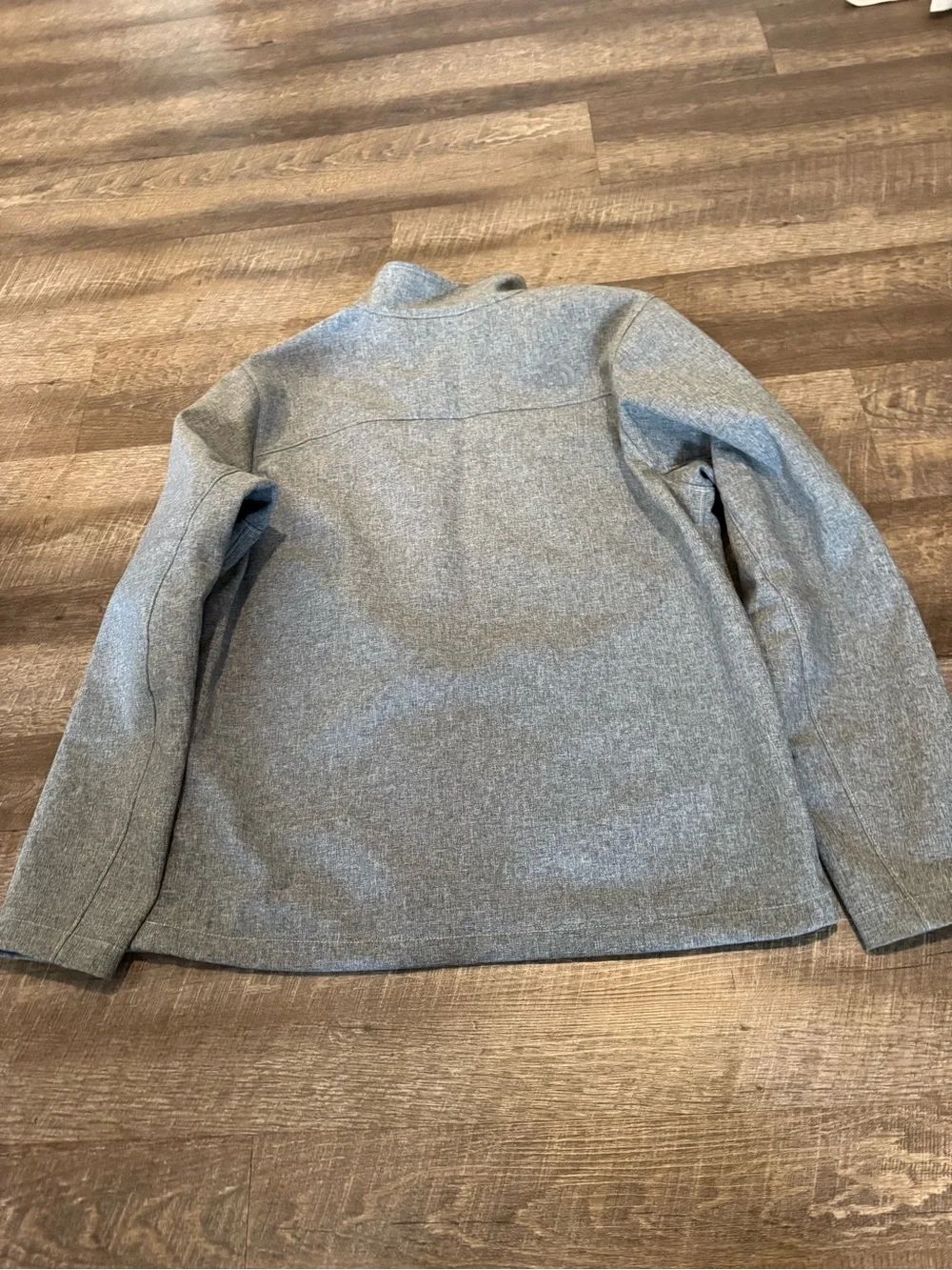 The North Face Men's Heather Gray Zip-Up Shirt Jacket